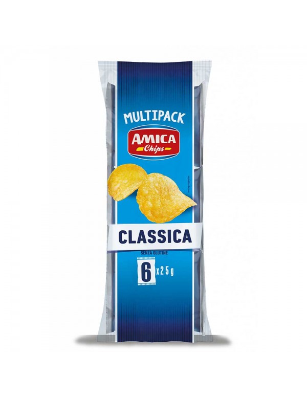 Amica Chips - Πολυσυσκευασία 6τμχ x 25gr Γνήσιο, 480τμχ (παλέτα)