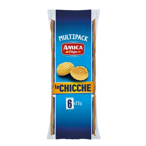 Amica Chips - Multipack 6pz x 25gr Le Chicche, 320τμχ (παλέτα)
