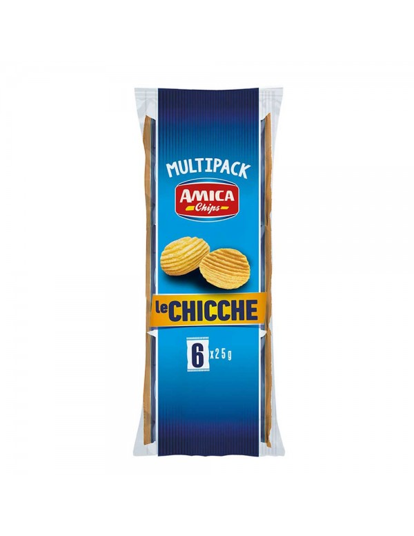 Amica Chips - Multipack 6pz x 25gr Le Chicche, 320τμχ (παλέτα)