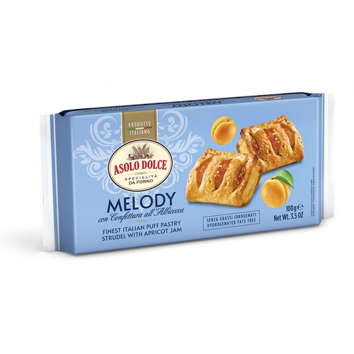 Asolo Dolce - Melody Βερίκοκο 100γρ, 960 τεμάχια (παλέτα)