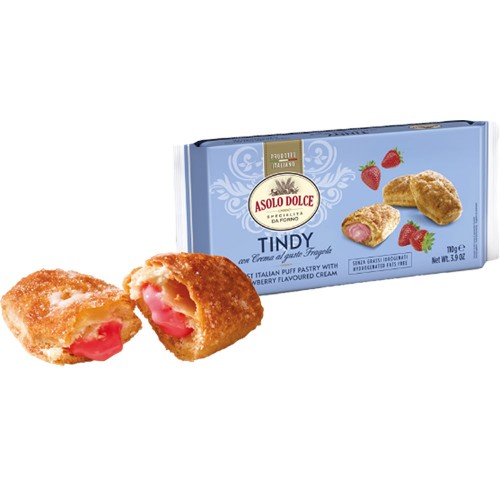 Asolo Dolce - Tindy Strawberry 110gr, 960pcs (pallet)