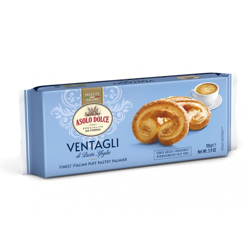 Asolo Dolce - Σφολιάτα Ventagli 110gr, 1200τμχ (παλέτα)