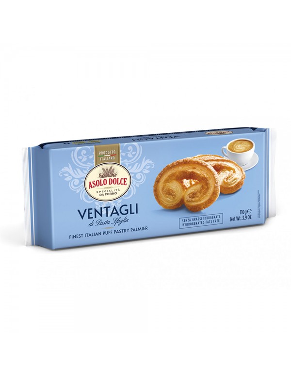 Asolo Dolce - Σφολιάτα Ventagli 110gr, 1200τμχ (παλέτα)