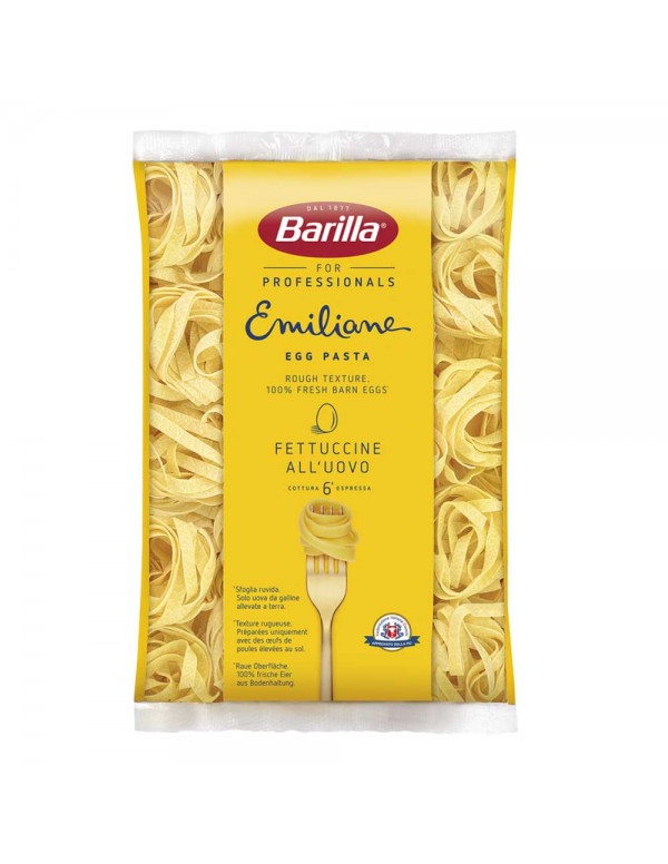 Barilla - Emiliane Egg Pasta 1Kg Fettuccine, 120 τμχ (παλέτα)