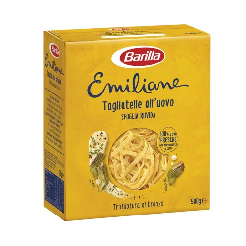 Barilla - Emiliane Egg Pasta Tagliatelle 500gr, 288τμχ (παλέτα)