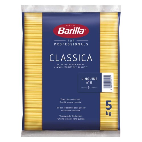 Barilla - Ζυμαρικά 5Kg N°013 Linguine, 144τμχ (παλέτα)