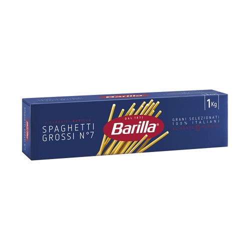 Barilla - Ζυμαρικά N°007 Σπαγγέτι Γκρόσι 1000gr, 672τμχ (παλέτα)