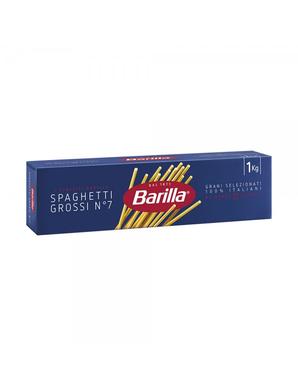 Barilla - Ζυμαρικά N°007 Σπαγγέτι Γκρόσι 1000gr, 672τμχ (παλέτα)