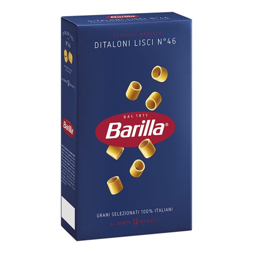 Barilla - Pasta N°046 Ditaloni Lisci 500gr, 560τμχ (παλέτα)