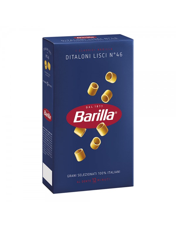 Barilla - Pasta N°046 Ditaloni Lisci 500gr, 560τμχ (παλέτα)