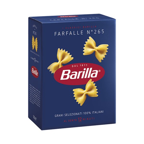 Barilla - Pasta N°265 Farfalle 500gr, 240pcs (pallet)