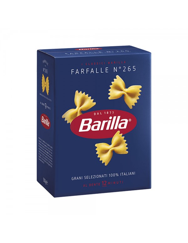 Barilla - Pasta N°265 Farfalle 500gr, 240pcs (pallet)