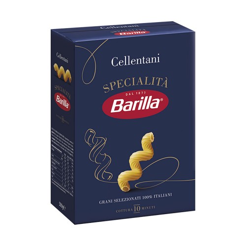 Barilla - Ζυμαρικά "The Specialties" Cellentani 500gr, 640τμχ (παλέτα)