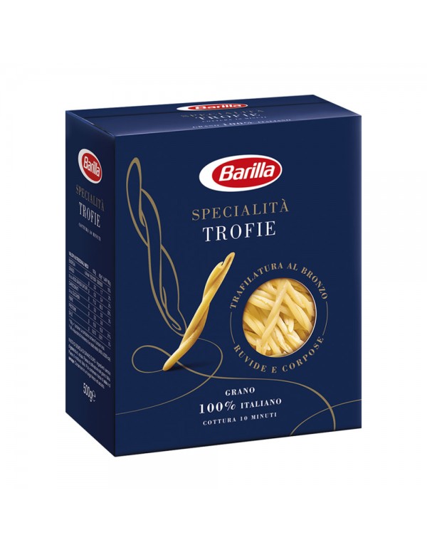 Barilla - Ζυμαρικά "The Specialties" Trofie 500gr, 1152τμχ (παλέτα)