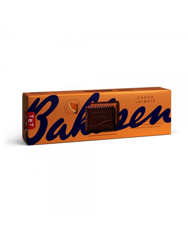 Bahlsen - Choco Leibniz 125gr Πορτοκάλι, 1764τμχ (παλέτα)