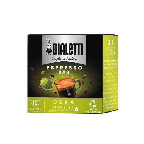 Bialetti - Καφές 16 Κάψουλες Χωρίς Καφεΐνη 112gr, 1728 τεμάχια (παλέτα)