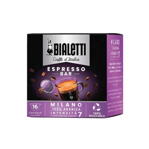 Bialetti - Καφές 16 Κάψουλες Milano 112gr, 1728 τεμάχια (παλέτα)