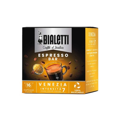 Bialetti - Καφές 16 Κάψουλες Venezia 112gr, 1728 τεμάχια (παλέτα)