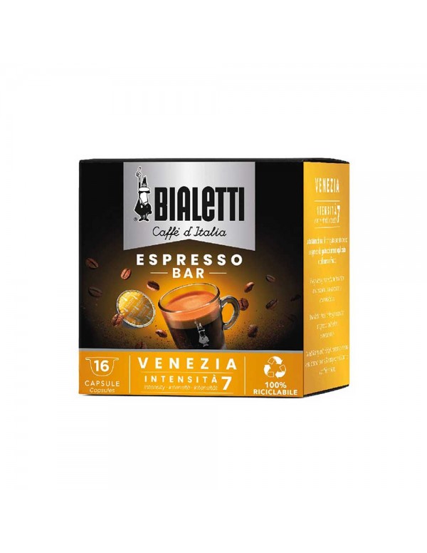 Bialetti - Καφές 16 Κάψουλες Venezia 112gr, 1728 τεμάχια (παλέτα)