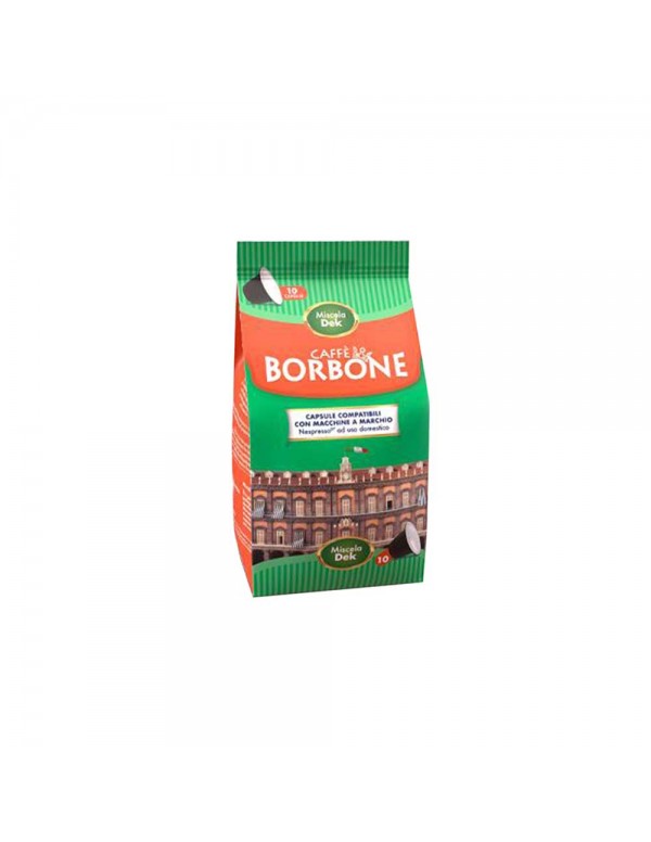 Καφές Borbone - 10 κάψουλες *Nespresso Dek, 480 τεμάχια (παλέτα)