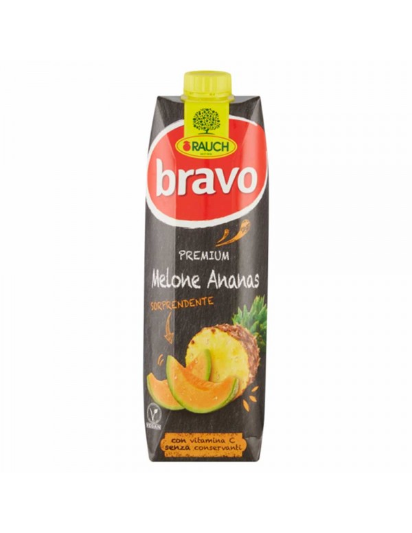 Bravo - Premium Χυμός 1L Πεπόνι & Ανανάς, 624 τεμάχια (παλέτα)