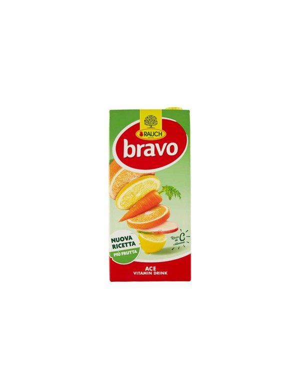 Bravo - Βιταμινούχο ρόφημα ACE Χυμός φρούτων 2L, 384 τεμάχια (παλέτα)