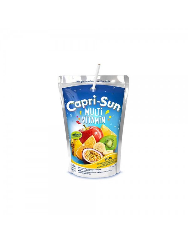 Capri Sun - Πολυβιταμινούχο φακελάκι 10 τεμάχια x 200ml, 324 τεμάχια (παλέτα)