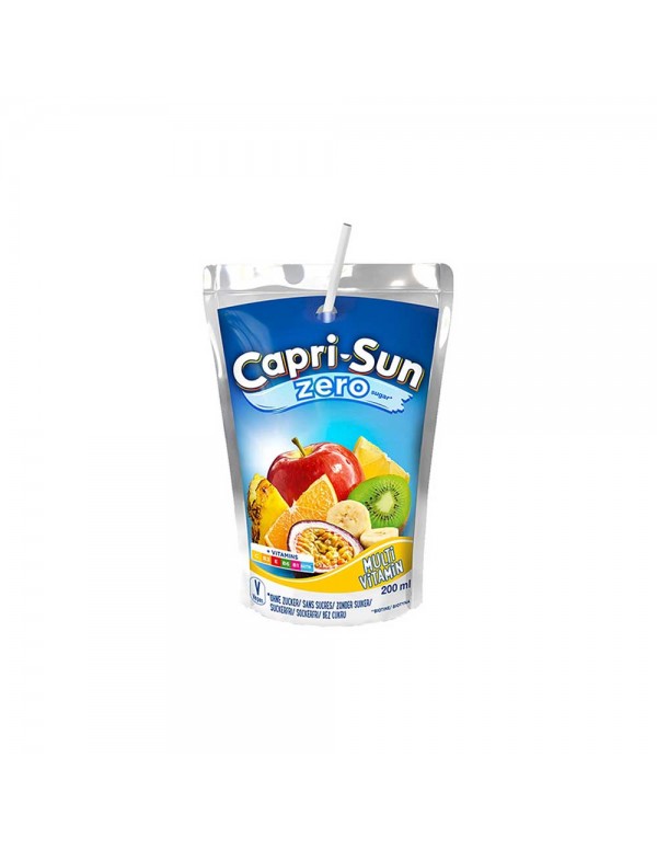 Capri Sun - Χυμός σε φακελάκι 10 τεμάχια x200ml Πολυβιταμίνη Zero, 324 τεμάχια (παλέτα)