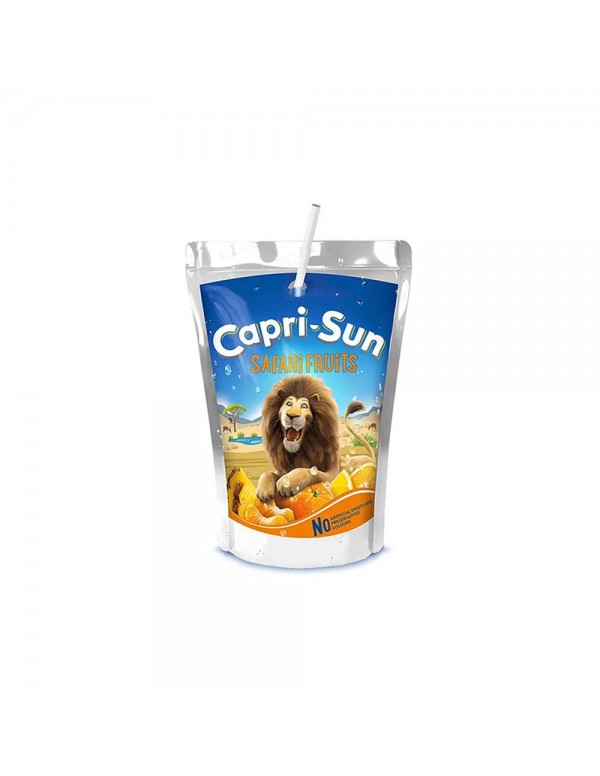 Capri Sun - Χυμός σε φακελάκι 10 τεμάχια x 200ml Safari Fruits, 324 τεμάχια (παλέτα)