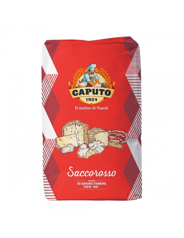 Caputo - Αλεύρι 25 κιλά Τύπος "00" Saccorosso, 40τμχ (παλέτα)