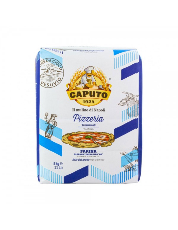 Caputo - Αλεύρι 5Kg Τύπος "00" Πιτσαρία, 198τμχ (παλέτα)