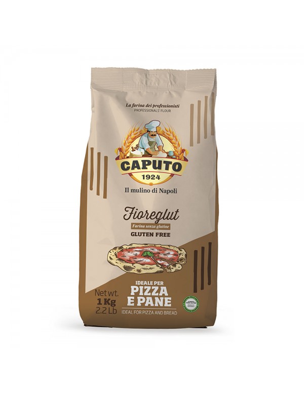 Caputo - Αλεύρι Fioreglut 1Kg Πίτσα & Ψωμί Χωρίς Γλουτένη, 540τμχ (παλέτα)