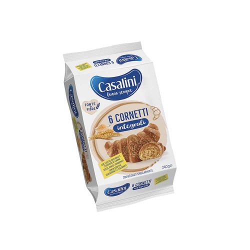 Casalini - Κρουασάν 240γρ Ολικής Άλεσης 6 τεμάχια, 384 τεμάχια (παλέτα)