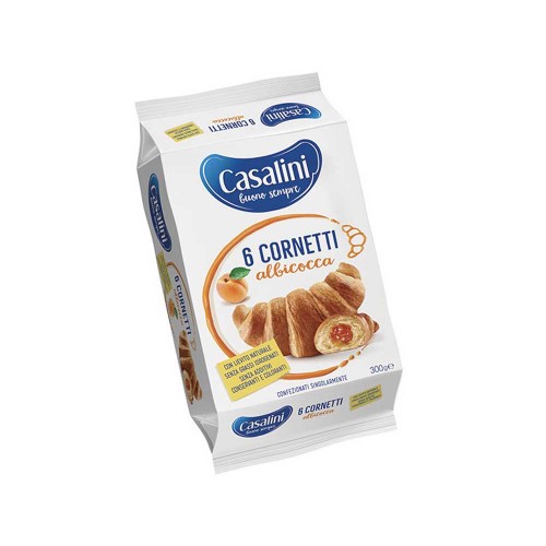 Casalini - Croissant 300gr Βερίκοκο 6τμχ, 576τμχ (παλέτα)