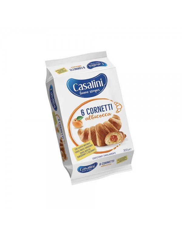 Casalini - Croissant 300gr Βερίκοκο 6τμχ, 576τμχ (παλέτα)