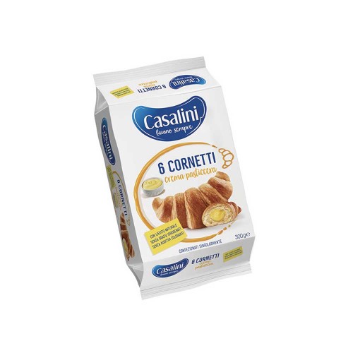 Casalini - Κρουασάν 300γρ Κρέμα 6 τεμάχια, 576 τεμάχια (παλέτα)