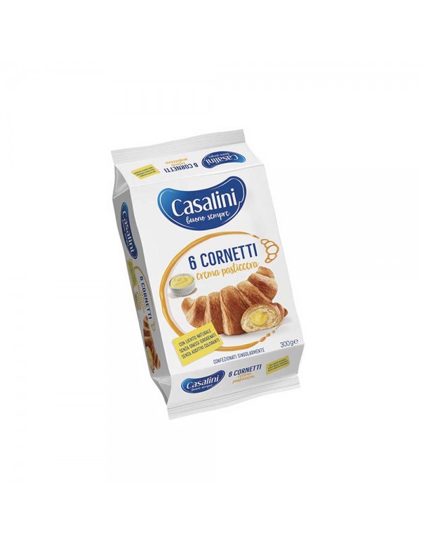 Casalini - Κρουασάν 300γρ Κρέμα 6 τεμάχια, 576 τεμάχια (παλέτα)