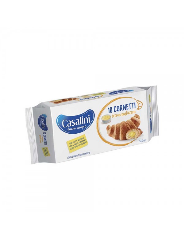 Casalini - Κρουασάν 500γρ Κρέμα 10 τεμάχια, 384 τεμάχια (παλέτα)