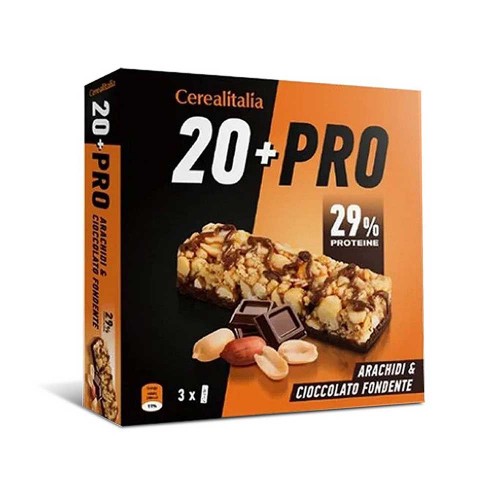 Cerealitalia - Μπάρες 20 Pro 114gr Extra Dark (3 τεμ.), 1600 τεμ. (παλέτα)