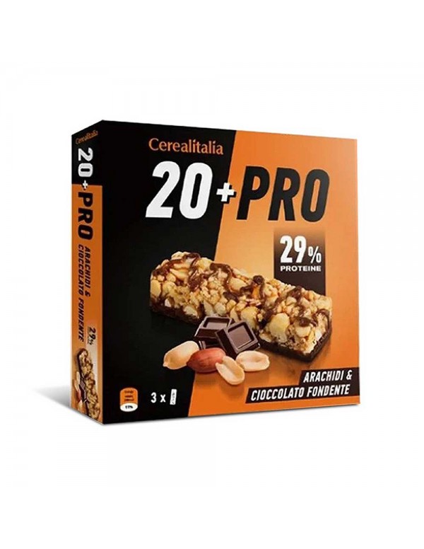 Cerealitalia - Μπάρες 20 Pro 114gr Extra Dark (3 τεμ.), 1600 τεμ. (παλέτα)