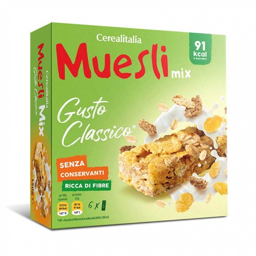Cerealitalia - Μπάρες Μούσλι 150g Cocco & Dark (6 τεμ.), 684τεμ. (παλέτα)