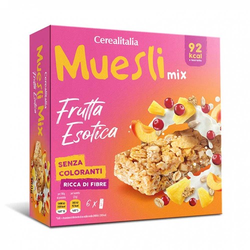 Cerealitalia - Μπάρες Μούσλι 150g Εξωτικά (6 τεμ.), 684 τεμ. (παλέτα)