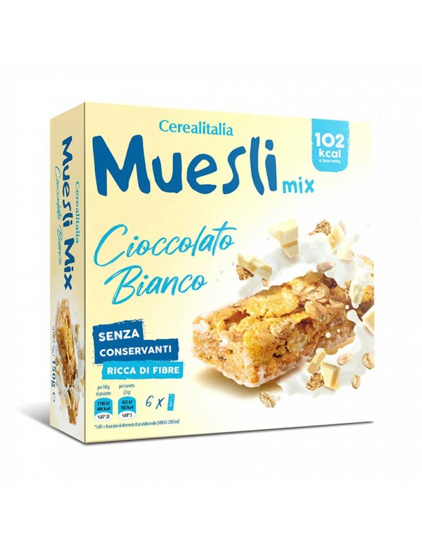 Cerealitalia - Μπάρες Μούσλι 150g Λευκές (6 τεμ.), 684 τεμ. (παλέτα)