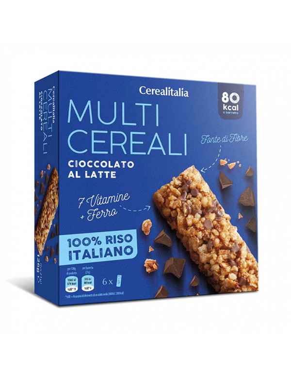 Cerealitalia - Μπάρες Πολύσπορες 126γρ Γάλακτος (6 τεμ.), 684 τεμ. (παλέτα)