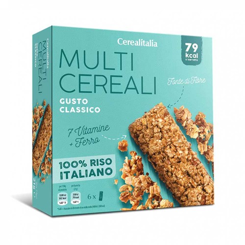 Cerealitalia - Μπάρες Multigrain Classic 126gr (6 τεμ.), 684 τεμ. (παλέτα)