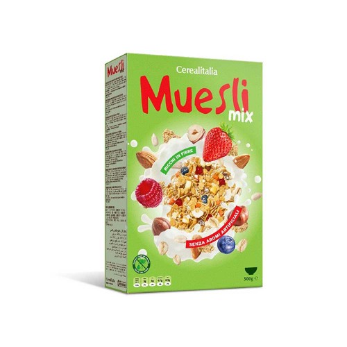 Cerealitalia - Μούσλι με Φρούτα 500γρ, 448 τεμάχια (παλέτα)
