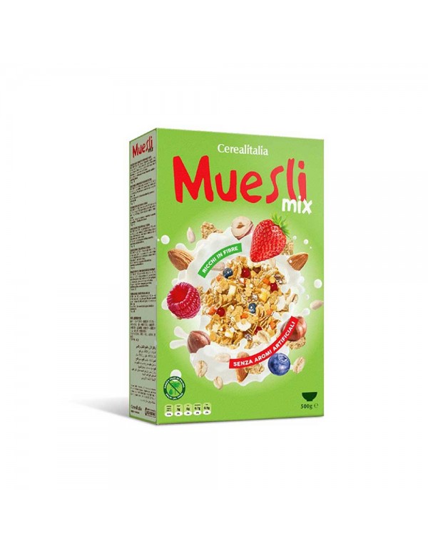 Cerealitalia - Μούσλι με Φρούτα 500γρ, 448 τεμάχια (παλέτα)