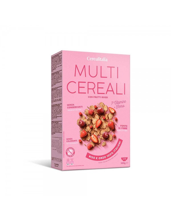 Cerealitalia - Πολύσπορα Κόκκινα Φρούτα 300γρ, 448 τεμάχια (παλέτα)