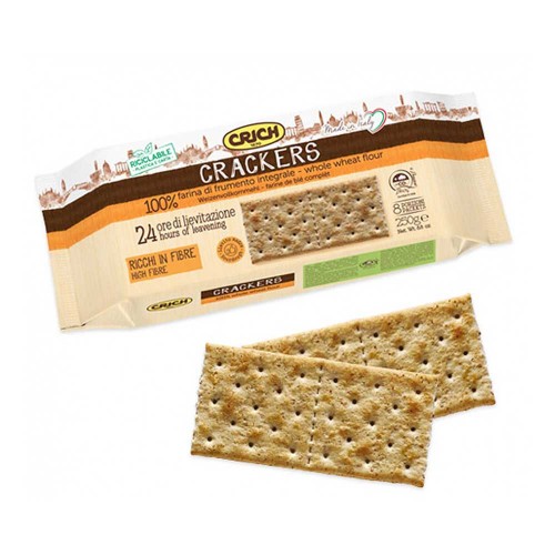 Crich - Κράκερς 250g Ολικής Άλεσης, 1152 τεμάχια (παλέτα)