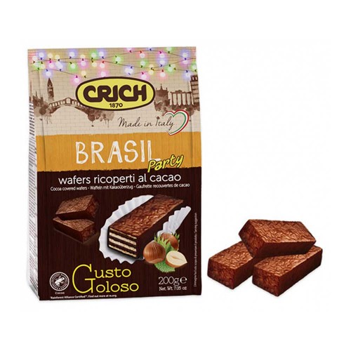 Crich - Γκοφρέτες 200γρ Brasil Party, 800 τεμάχια (παλέτα)